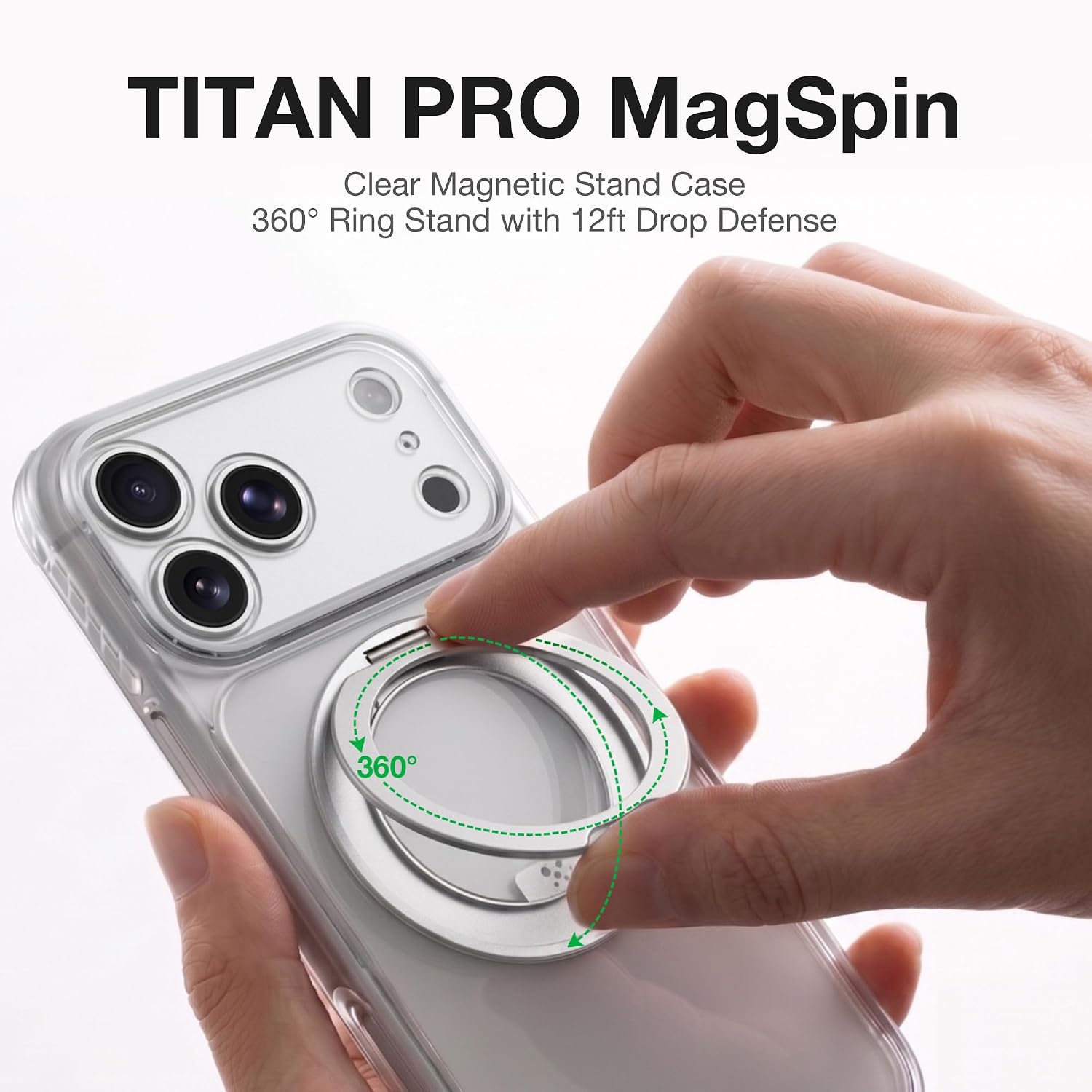Θήκη AmazingThing Titan Pro MagSpin Clear iPhone 18 Pro Max ΘΗΚΕΣ AmazingThing Θήκη AmazingThing Titan Pro MagSpin Clear iPhone 18 Pro Max - Image 3