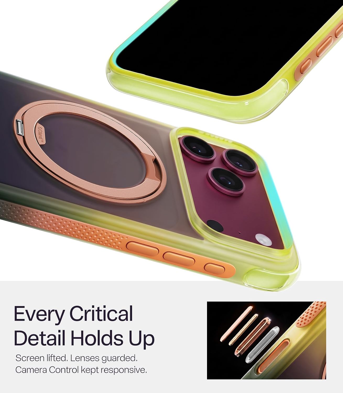 Θήκη Torras O3 Air Gradient MagSafe Arizona Glow iPhone 18 Pro Max/17 Pro Max ΘΗΚΕΣ TORRAS Θήκη Torras O3 Air Gradient MagSafe Arizona Glow iPhone 18 Pro Max/17 Pro Max - Image 11