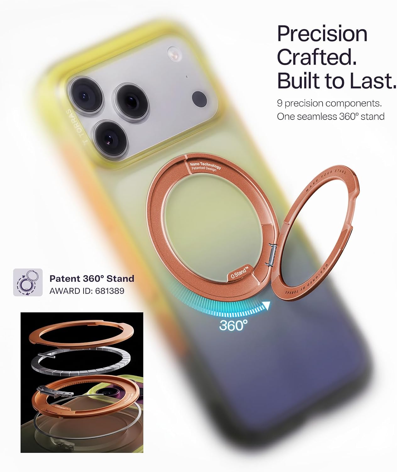 Θήκη Torras O3 Air Gradient MagSafe Arizona Glow iPhone 18 Pro Max/17 Pro Max ΘΗΚΕΣ TORRAS Θήκη Torras O3 Air Gradient MagSafe Arizona Glow iPhone 18 Pro Max/17 Pro Max - Image 13