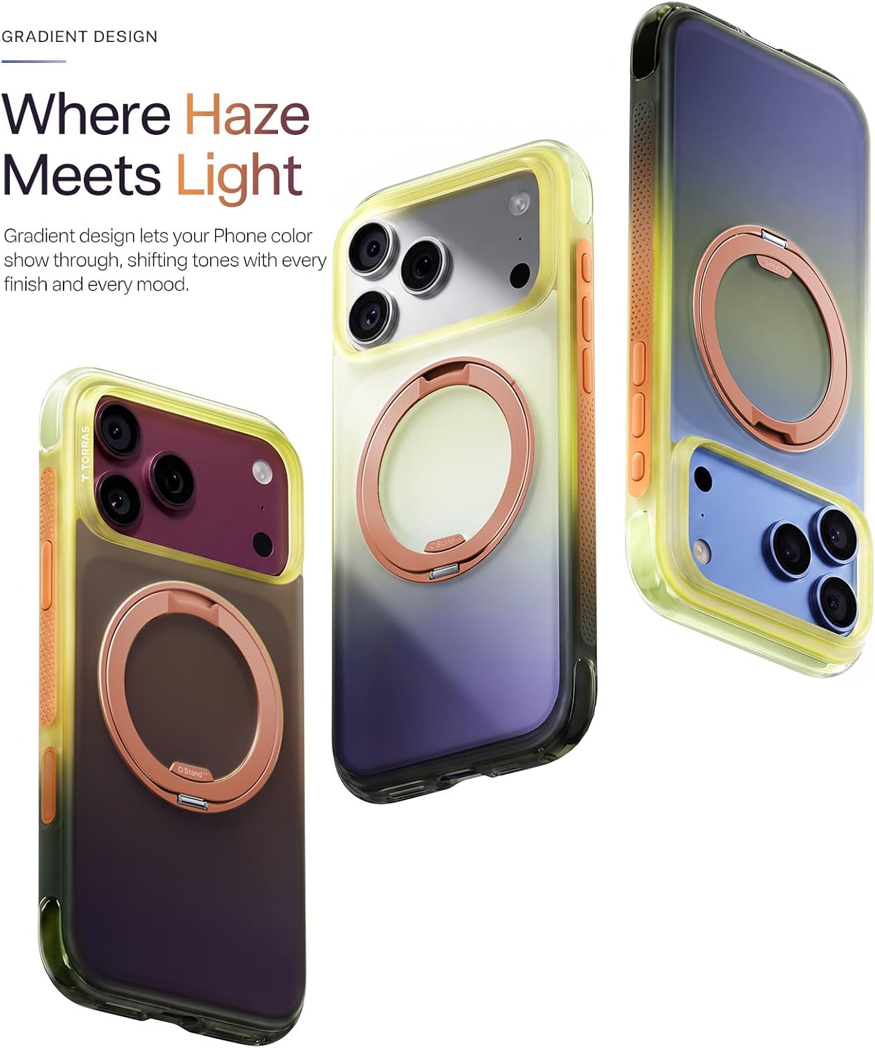Θήκη Torras O3 Air Gradient MagSafe Arizona Glow iPhone 18 Pro Max/17 Pro Max ΘΗΚΕΣ TORRAS Θήκη Torras O3 Air Gradient MagSafe Arizona Glow iPhone 18 Pro Max/17 Pro Max - Image 5