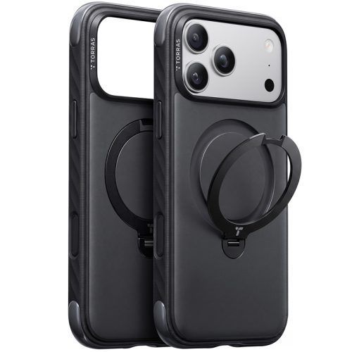 Θήκη Torras Ostand Q3 Rugg MagSafe Black iPhone 18 Pro Max/17 Pro Max ΘΗΚΕΣ TORRAS Θήκη Torras Ostand Q3 Rugg MagSafe Black iPhone 18 Pro Max/17 Pro Max