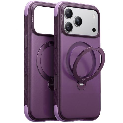 Θήκη Torras Ostand Q3 Rugg MagSafe Purple iPhone 18 Pro Max/17 Pro Max ΘΗΚΕΣ TORRAS Θήκη Torras Ostand Q3 Rugg MagSafe Purple iPhone 18 Pro Max/17 Pro Max