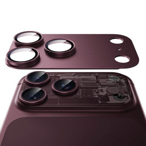 ESR Armorite Pro Camera Lens Protector Full Coverage Burgundy iPhone 18 Pro Max