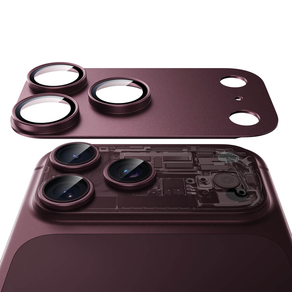 ESR Armorite Pro Camera Lens Protector Full Coverage Burgundy iPhone 18 Pro Max ΠΡΟΣΤΑΣΙΑ ΟΘΟΝΗΣ ESR ESR Armorite Pro Camera Lens Protector Full Coverage Burgundy iPhone 18 Pro Max