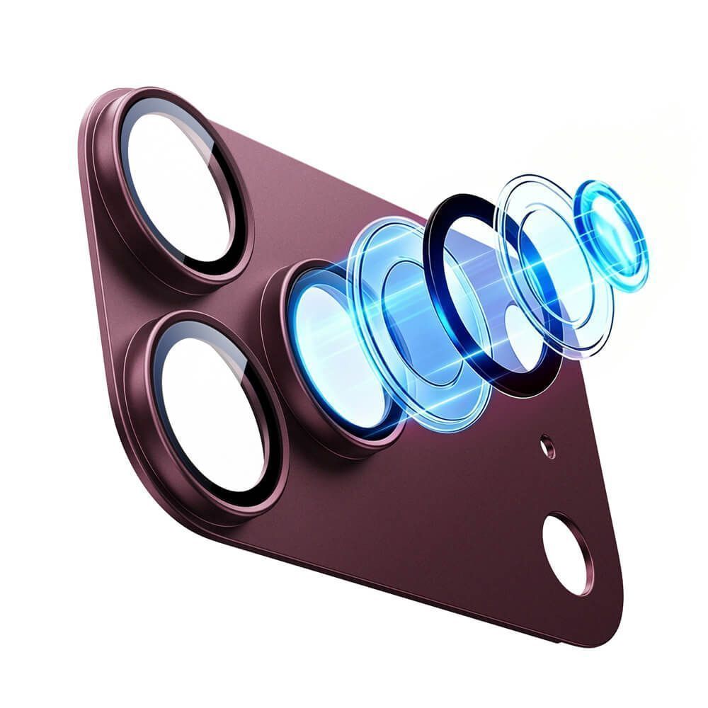 ESR Armorite Pro Camera Lens Protector Full Coverage Burgundy iPhone 18 Pro Max ΠΡΟΣΤΑΣΙΑ ΟΘΟΝΗΣ ESR ESR Armorite Pro Camera Lens Protector Full Coverage Burgundy iPhone 18 Pro Max - Image 2