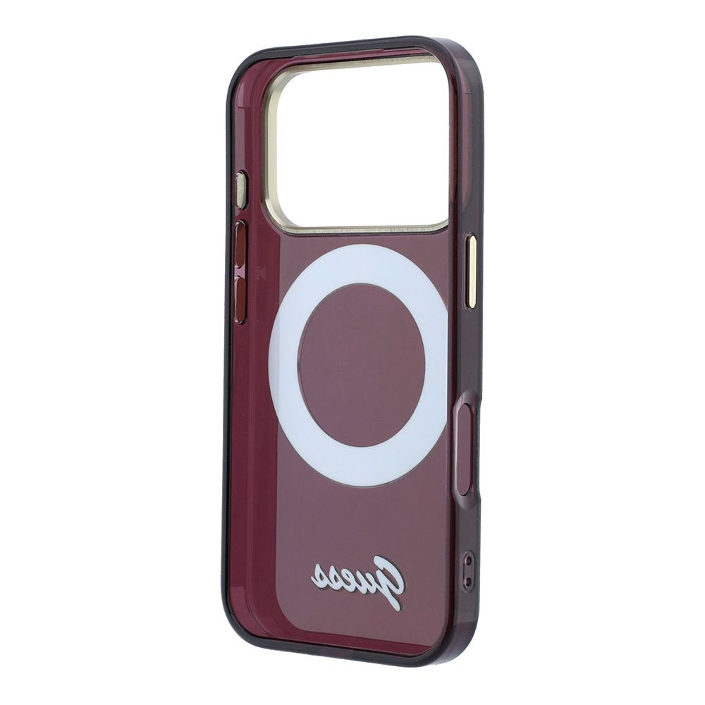Θήκη Guess IML Ring Stand 360 Script Metal Logo Magsafe Burgundy iPhone 18 Pro Max/17 Pro Max ΘΗΚΕΣ Guess Θήκη Guess IML Ring Stand 360 Script Metal Logo Magsafe Burgundy iPhone 18 Pro Max/17 Pro Max - Image 4