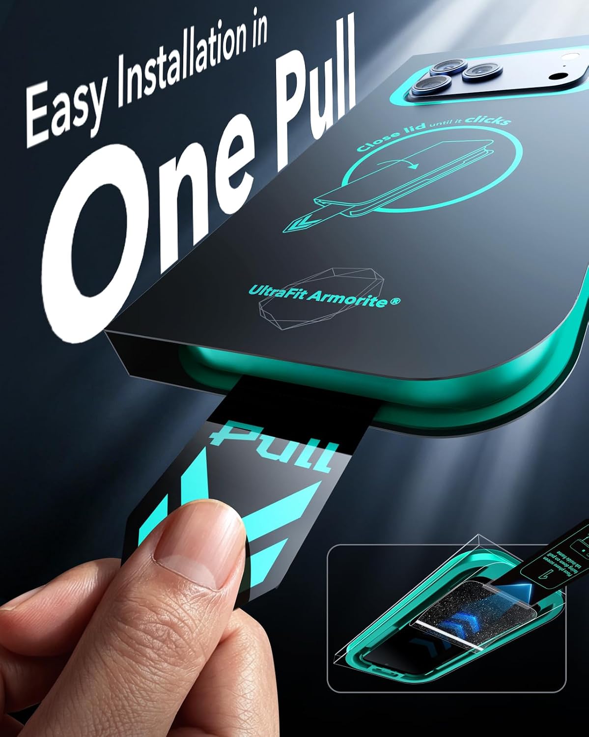 (2-Pack) ESR UltraFit Armorite Privacy Tempered Glass iPhone 18 Pro Max ΠΡΟΣΤΑΣΙΑ ΟΘΟΝΗΣ ESR (2-Pack) ESR UltraFit Armorite Privacy Tempered Glass iPhone 18 Pro Max - Image 2