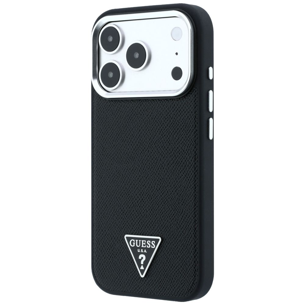 Θήκη Guess Grained Triangle Logo Magsafe Black iPhone 18 Pro Max/17 Pro Max ΘΗΚΕΣ Guess Θήκη Guess Grained Triangle Logo Magsafe Black iPhone 18 Pro Max/17 Pro Max - Image 5