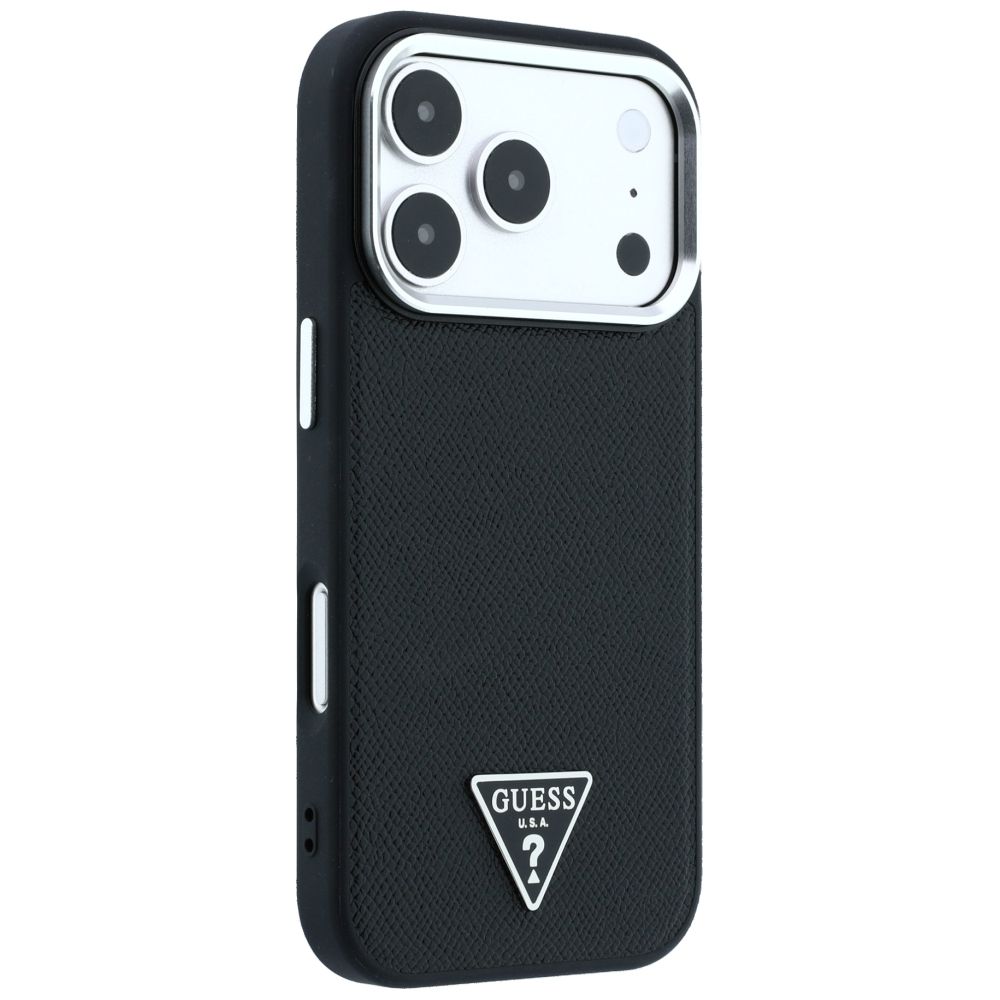 Θήκη Guess Grained Triangle Logo Magsafe Black iPhone 18 Pro Max/17 Pro Max ΘΗΚΕΣ Guess Θήκη Guess Grained Triangle Logo Magsafe Black iPhone 18 Pro Max/17 Pro Max - Image 3