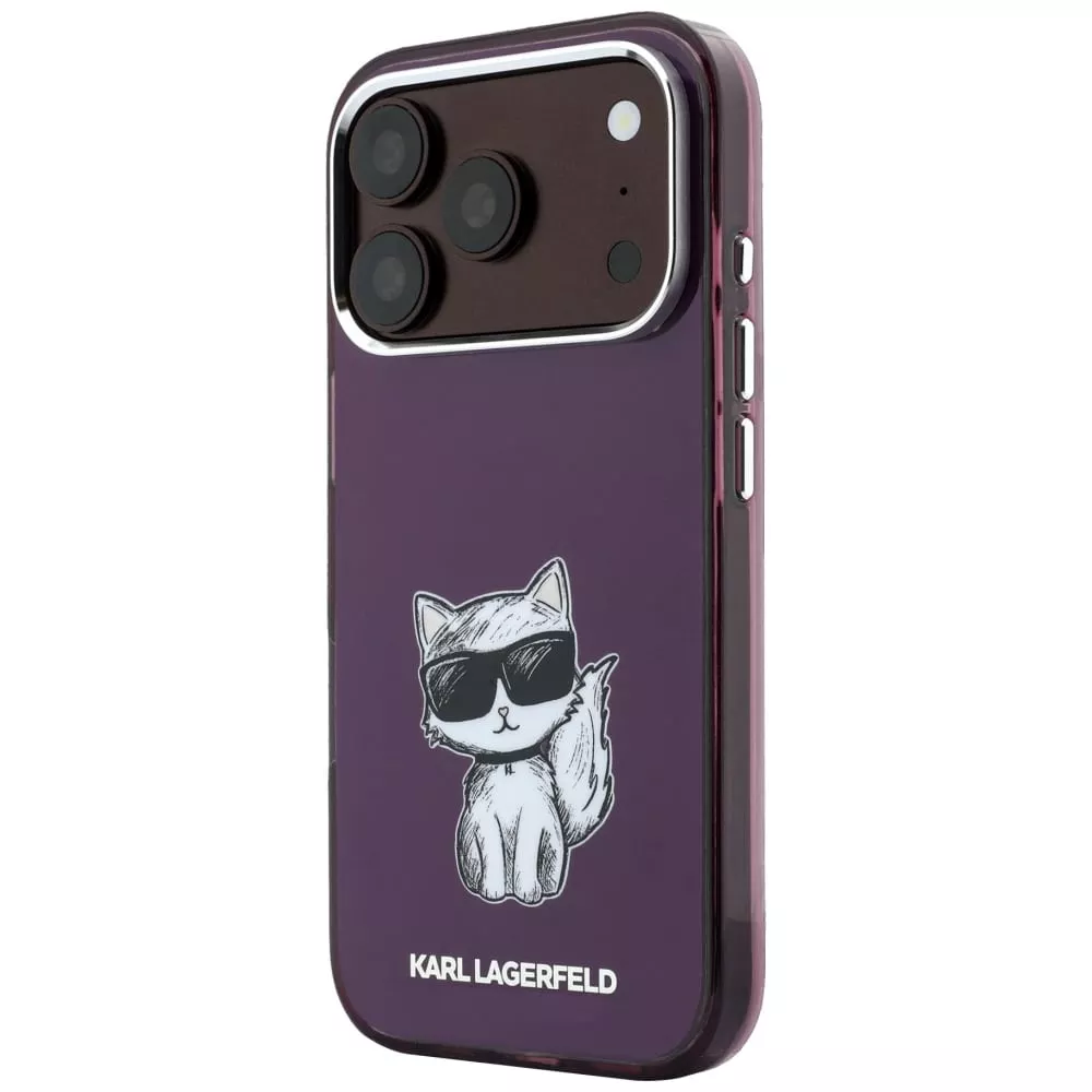 Θήκη Karl Lagerfeld IML Choupette Body Sketch Print MagSafe Burgundy iPhone 18 Pro/iPhone 17 Pro ΘΗΚΕΣ KARL LAGERFELD Θήκη Karl Lagerfeld IML Choupette Body Sketch Print MagSafe Burgundy iPhone 18 Pro/iPhone 17 Pro - Image 3