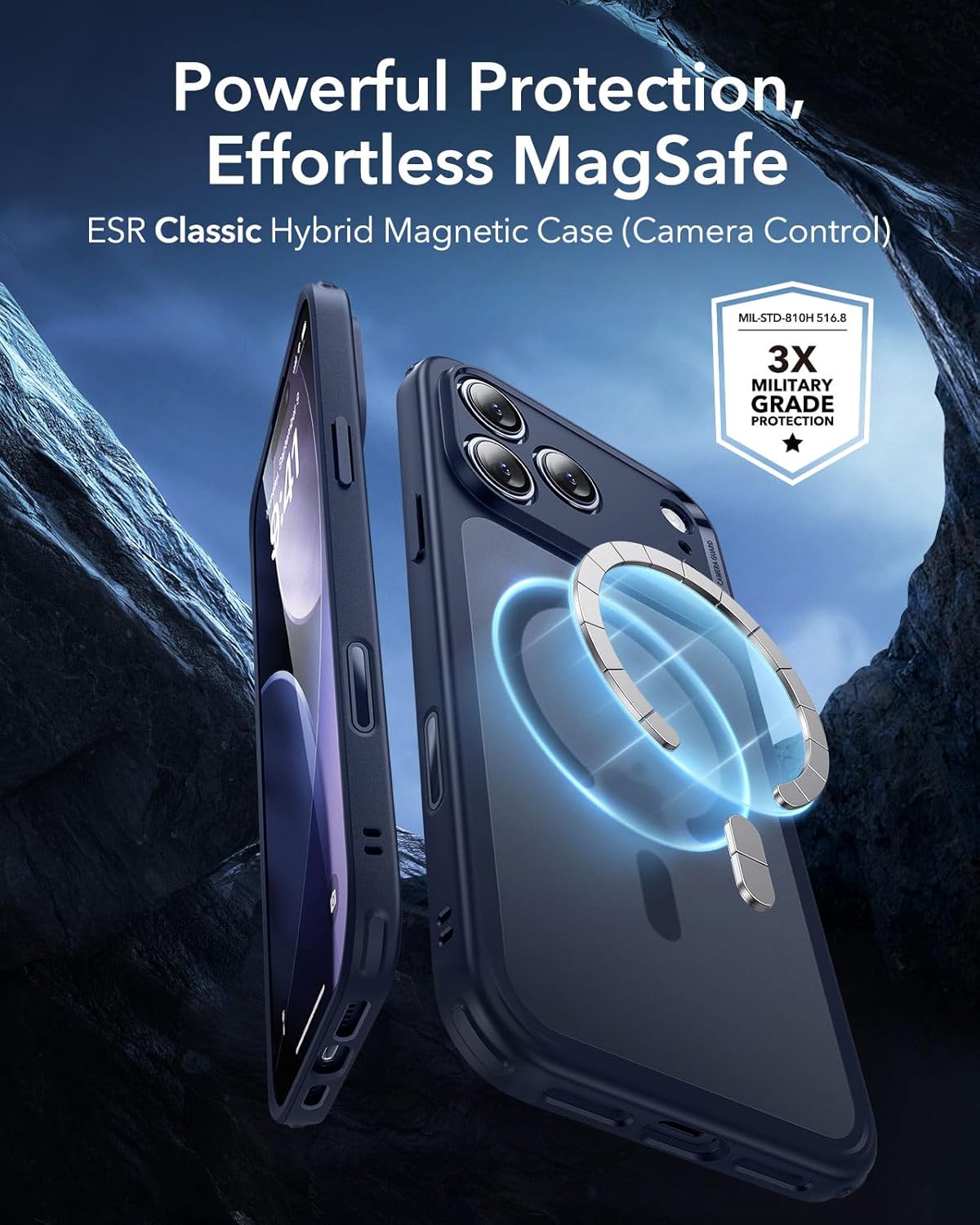 Θήκη ESR Classic Hybrid MagSafe Frosted Blue iPhone 18 Pro Max/iPhone 17 Pro Max ΘΗΚΕΣ ESR Θήκη ESR Classic Hybrid MagSafe Frosted Blue iPhone 18 Pro Max/iPhone 17 Pro Max - Image 8