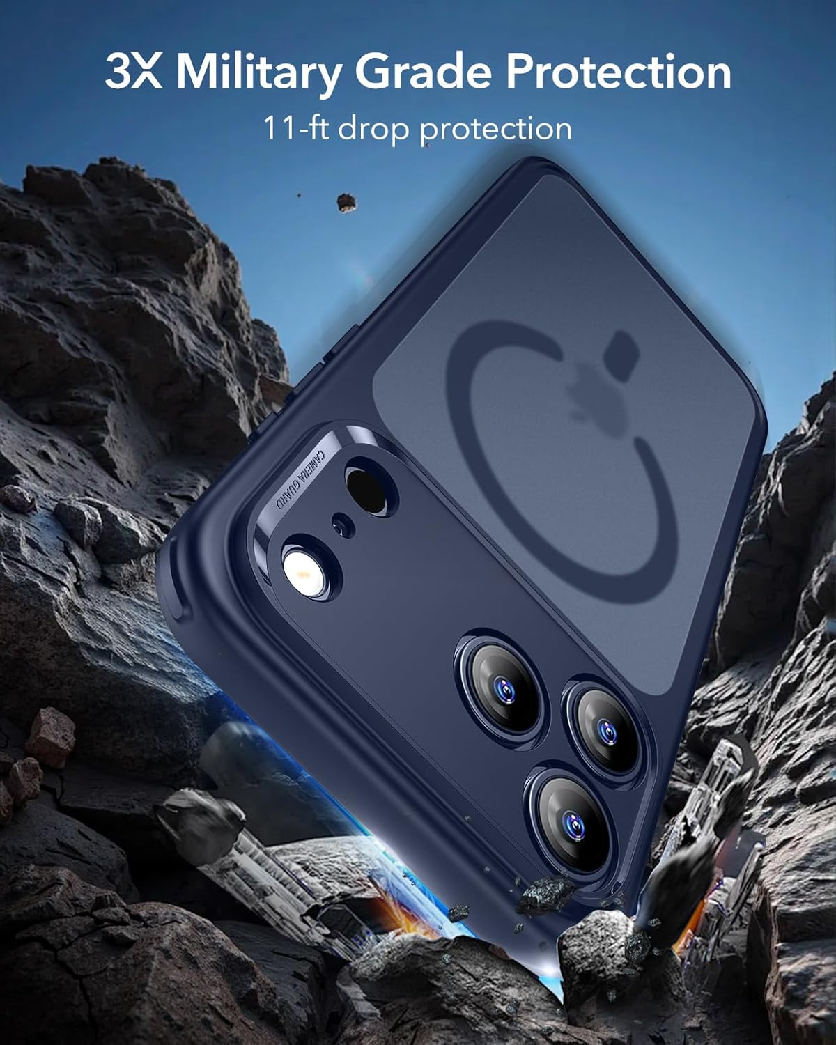 Θήκη ESR Classic Hybrid MagSafe Frosted Blue iPhone 18 Pro Max/iPhone 17 Pro Max ΘΗΚΕΣ ESR Θήκη ESR Classic Hybrid MagSafe Frosted Blue iPhone 18 Pro Max/iPhone 17 Pro Max - Image 6