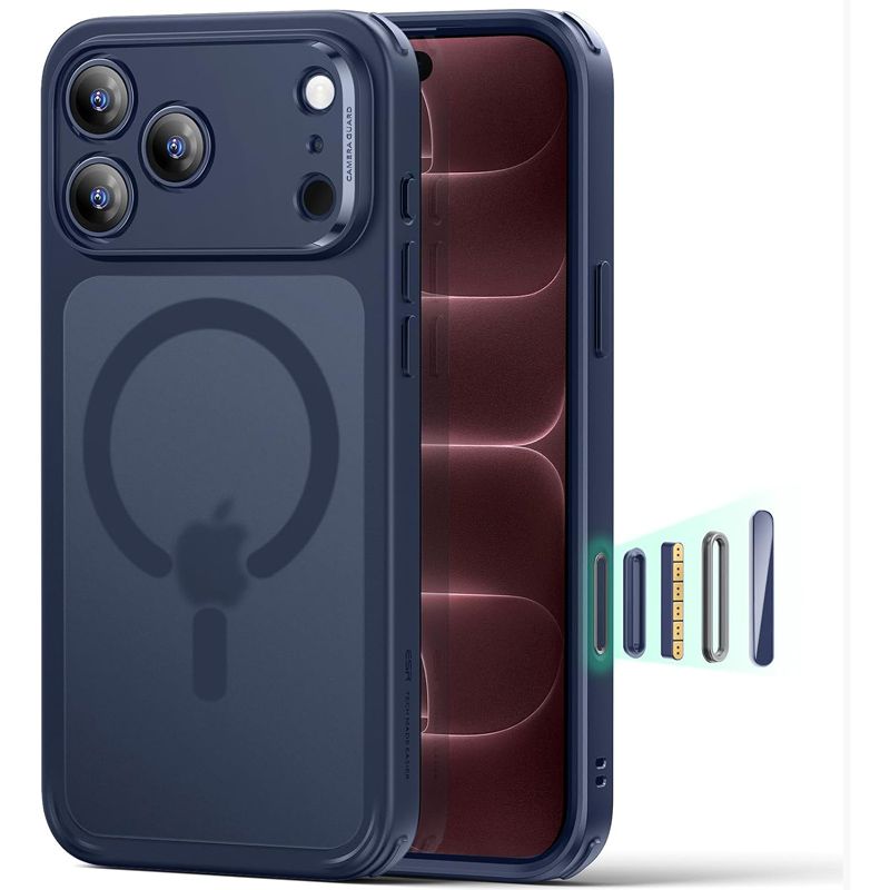 Θήκη ESR Classic Hybrid MagSafe Frosted Blue iPhone 18 Pro Max/iPhone 17 Pro Max ΘΗΚΕΣ ESR Θήκη ESR Classic Hybrid MagSafe Frosted Blue iPhone 18 Pro Max/iPhone 17 Pro Max