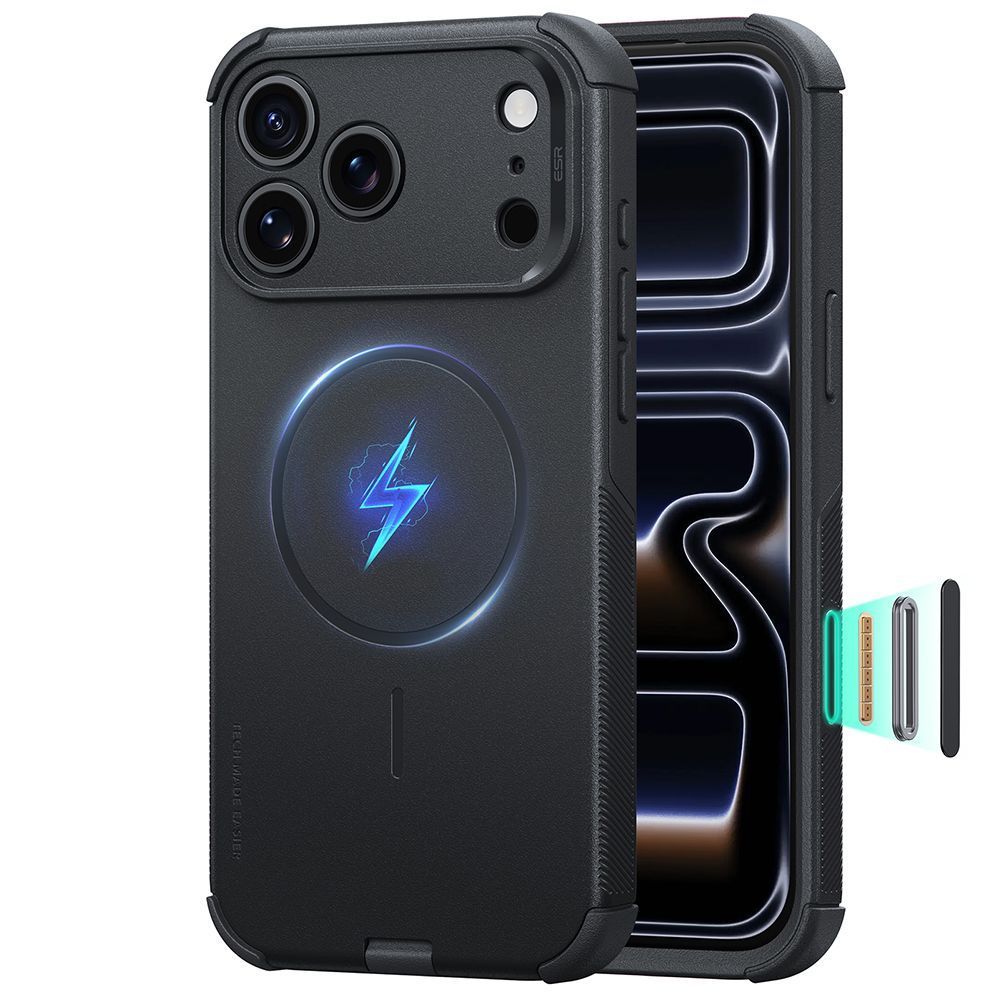 Θήκη ESR Cyber Tough Magsafe Black iPhone 18 Pro Max/17 Pro Max ΘΗΚΕΣ ESR Θήκη ESR Cyber Tough Magsafe Black iPhone 18 Pro Max/17 Pro Max