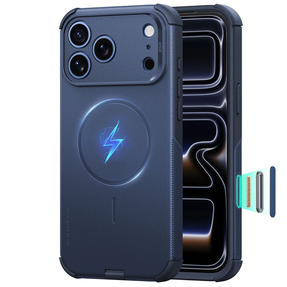 Θήκη ESR Cyber Tough Magsafe Navy Blue iPhone 18 Pro Max/17 Pro Max ΘΗΚΕΣ ESR Θήκη ESR Cyber Tough Magsafe Navy Blue iPhone 18 Pro Max/17 Pro Max