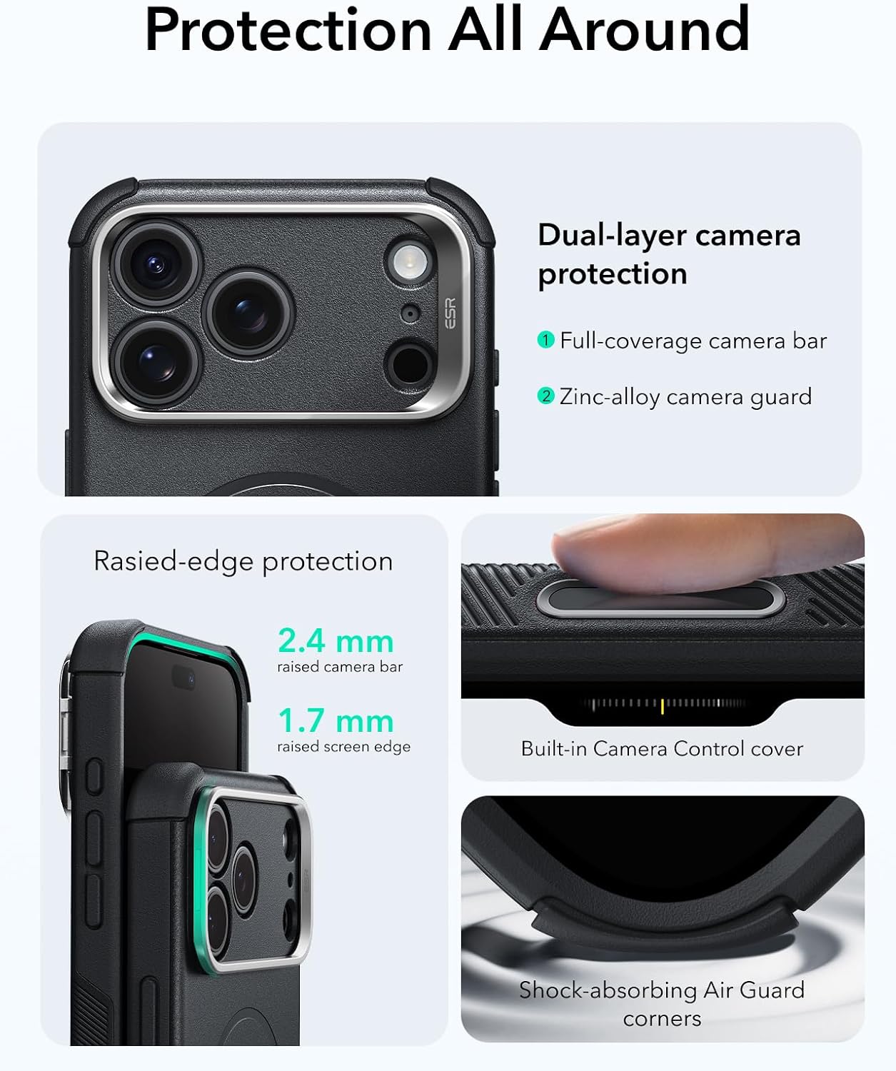 Θήκη ESR Cyber Tough Flex Stand Magsafe Black iPhone 18 Pro Max/17 Pro Max ΘΗΚΕΣ ESR Θήκη ESR Cyber Tough Flex Stand Magsafe Black iPhone 18 Pro Max/17 Pro Max - Image 5