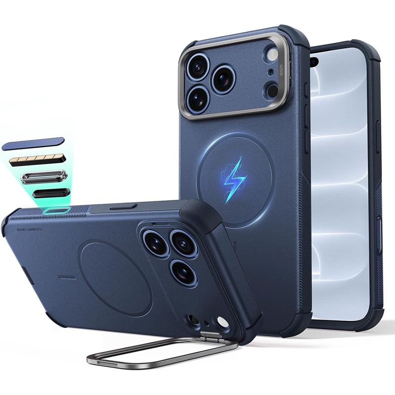 Θήκη ESR Cyber Tough Flex Stand Magsafe Navy Blue iPhone 18 Pro Max/17 Pro Max ΘΗΚΕΣ ESR Θήκη ESR Cyber Tough Flex Stand Magsafe Navy Blue iPhone 18 Pro Max/17 Pro Max