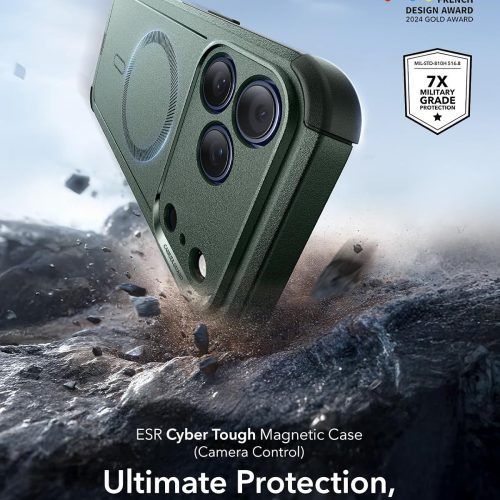 Alternative view of Θήκη ESR Cyber Tough Magsafe Olive Green iPhone 18 Pro Max/17 Pro Max