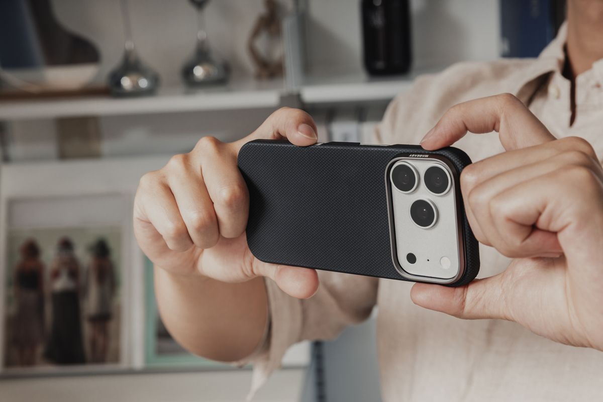 Θήκη MagEasy Kev Aramid Fiber Slate Black iPhone 18 Pro Max/17 Pro Max ΘΗΚΕΣ MagEasy Θήκη MagEasy Kev Aramid Fiber Slate Black iPhone 18 Pro Max/17 Pro Max - Image 8