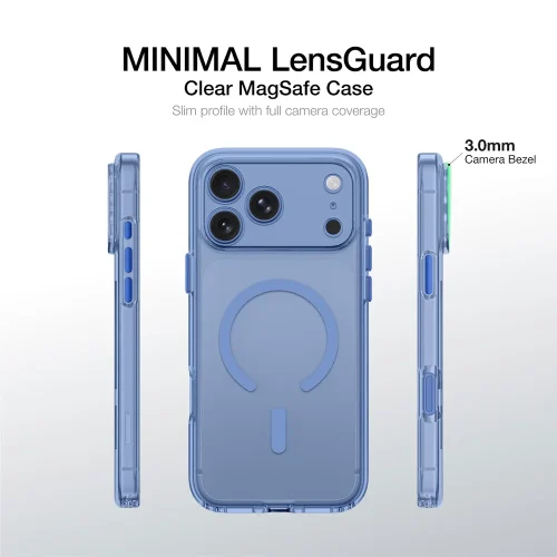 Alternative view of Θήκη AmazingThing Minimal Case LensGuard MagSafe Blue iPhone 18 Pro Max