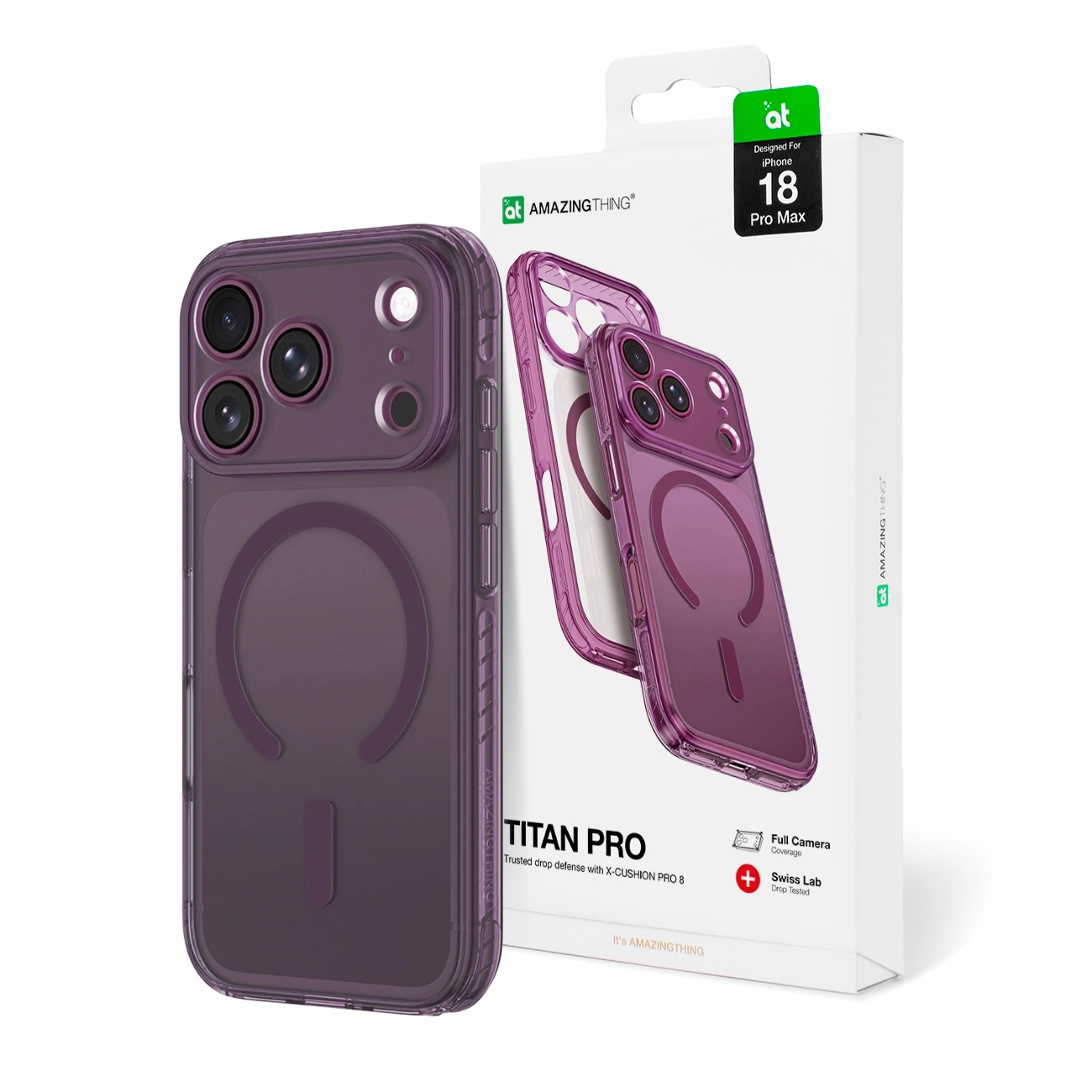 Θήκη AmazingThing Titan Pro Lens MagSafe Purple iPhone 18 Pro Max ΘΗΚΕΣ AmazingThing Θήκη AmazingThing Titan Pro Lens MagSafe Purple iPhone 18 Pro Max - Image 8