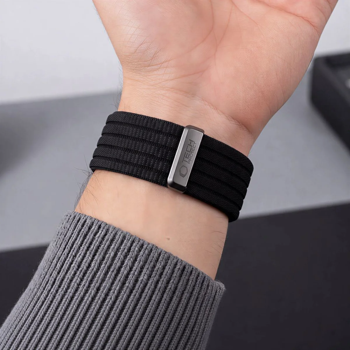 Λουράκι Tech-Protect Nylon Sport Black Apple Watch 44/45/46/49mm APPLE WATCH Tech-Protect Λουράκι Tech-Protect Nylon Sport Black Apple Watch 44/45/46/49mm - Image 6