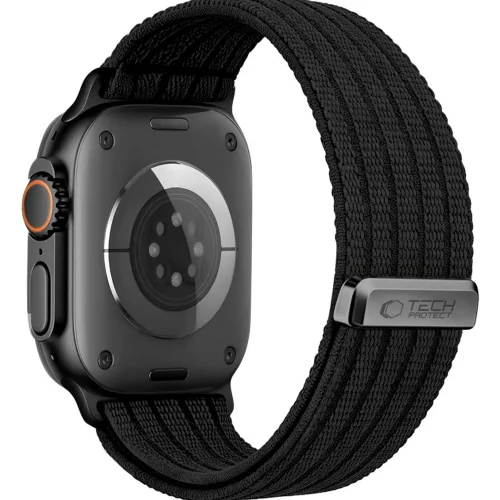 Alternative view of Λουράκι Tech-Protect Nylon Sport Black Apple Watch 44/45/46/49mm