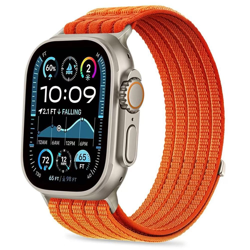 Λουράκι Tech-Protect Nylon Sport Orange Apple Watch 44/45/46/49mm APPLE WATCH Tech-Protect Λουράκι Tech-Protect Nylon Sport Orange Apple Watch 44/45/46/49mm