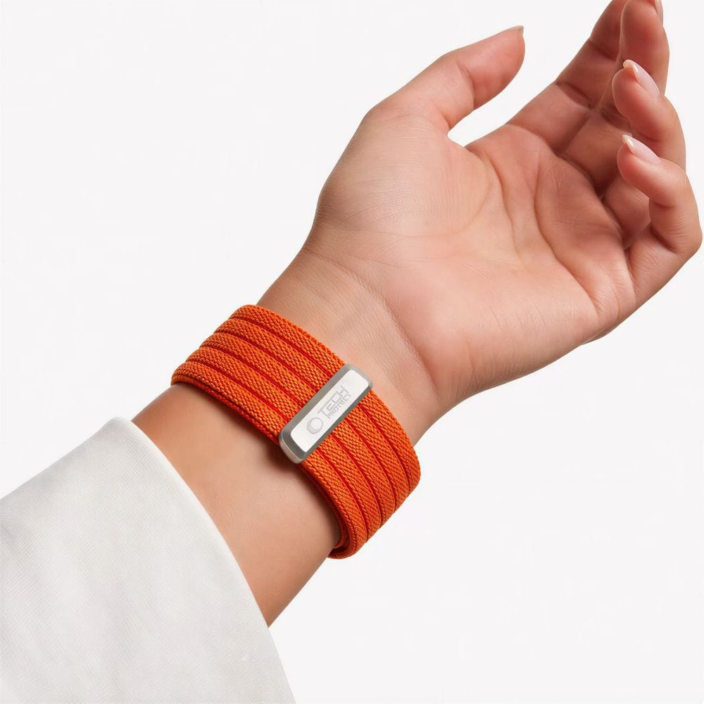 Λουράκι Tech-Protect Nylon Sport Orange Apple Watch 44/45/46/49mm APPLE WATCH Tech-Protect Λουράκι Tech-Protect Nylon Sport Orange Apple Watch 44/45/46/49mm - Image 6