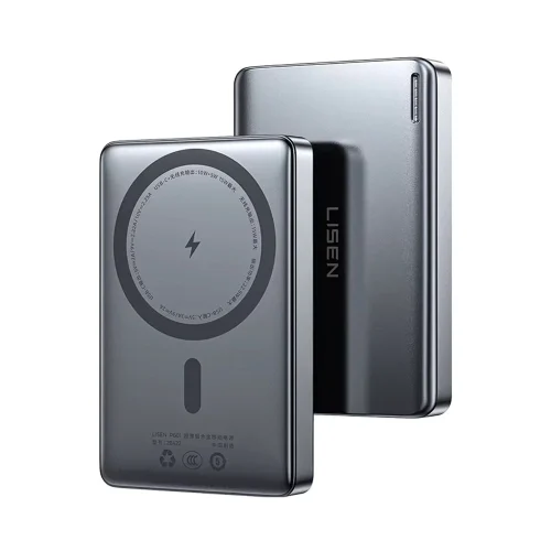 Lisen MagSafe Slim PowerBank 10000mAh 27W Qi2 Gray (L601 Pro)