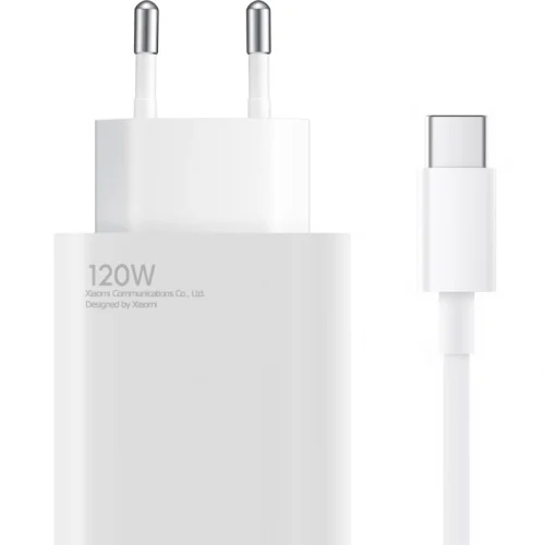 Alternative view of Xiaomi HyperCharge 120W Combo White (USB-A with Cable)