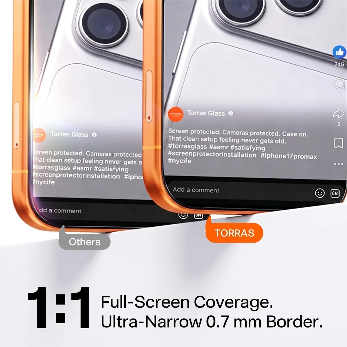 Torras SunView Anti-Reflective Tempered Glass iPhone 18 Pro ΠΡΟΣΤΑΣΙΑ ΟΘΟΝΗΣ TORRAS Torras SunView Anti-Reflective Tempered Glass iPhone 18 Pro - Image 6