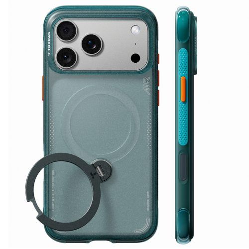 Θήκη Torras Ostand Spin Air Q3 MagSafe Kickstand Green iPhone 18 Pro Max/17 Pro Max ΘΗΚΕΣ TORRAS Θήκη Torras Ostand Spin Air Q3 MagSafe Kickstand Green iPhone 18 Pro Max/17 Pro Max