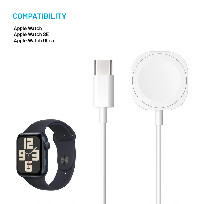 Fixed Apple Watch USB-C Charger 1m White APPLE WATCH Fixed Fixed Apple Watch USB-C Charger 1m White - Image 3
