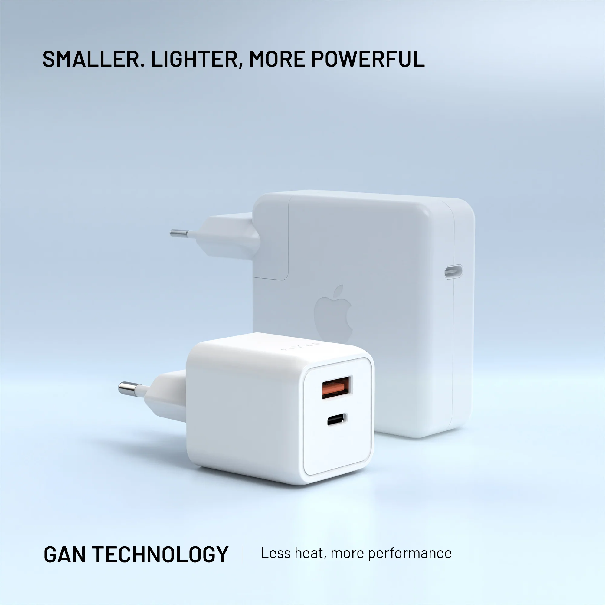 Fixed 45W Mini GaN Fast Wall Charger 1xUSB 1xUSB-C White ΑΞΕΣΟΥΑΡ Fixed Fixed 45W Mini GaN Fast Wall Charger 1xUSB 1xUSB-C White - Image 6