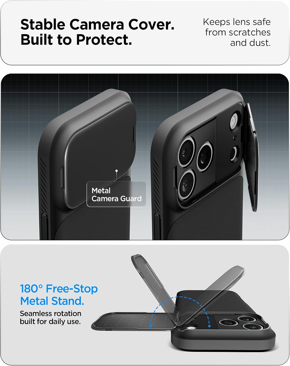 Θήκη Spigen Optik Armor MagSafe Black iPhone 18 Pro Max/17 Pro Max ΘΗΚΕΣ Spigen Θήκη Spigen Optik Armor MagSafe Black iPhone 18 Pro Max/17 Pro Max - Image 6