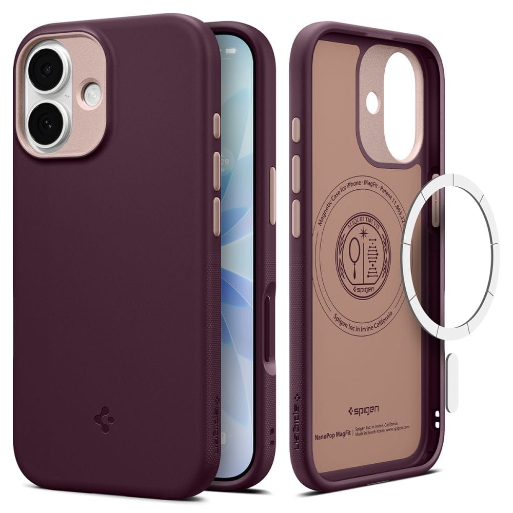 Θήκη Spigen Nano Pop Magsafe Burgundy iPhone 17 ΘΗΚΕΣ Spigen Θήκη Spigen Nano Pop Magsafe Burgundy iPhone 17