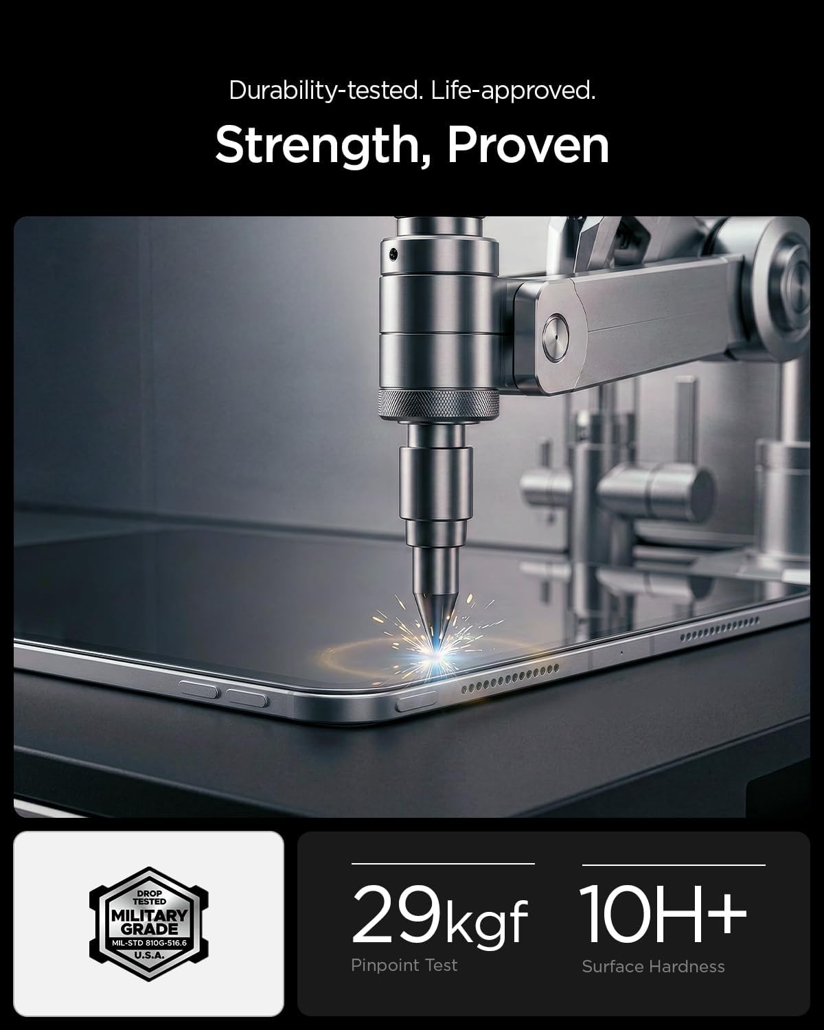 Spigen AlignMaster T Glas.tR Tempered Glass iPad Air 11 ΠΡΟΣΤΑΣΙΑ ΟΘΟΝΗΣ Spigen Spigen AlignMaster T Glas.tR Tempered Glass iPad Air 11 - Image 5