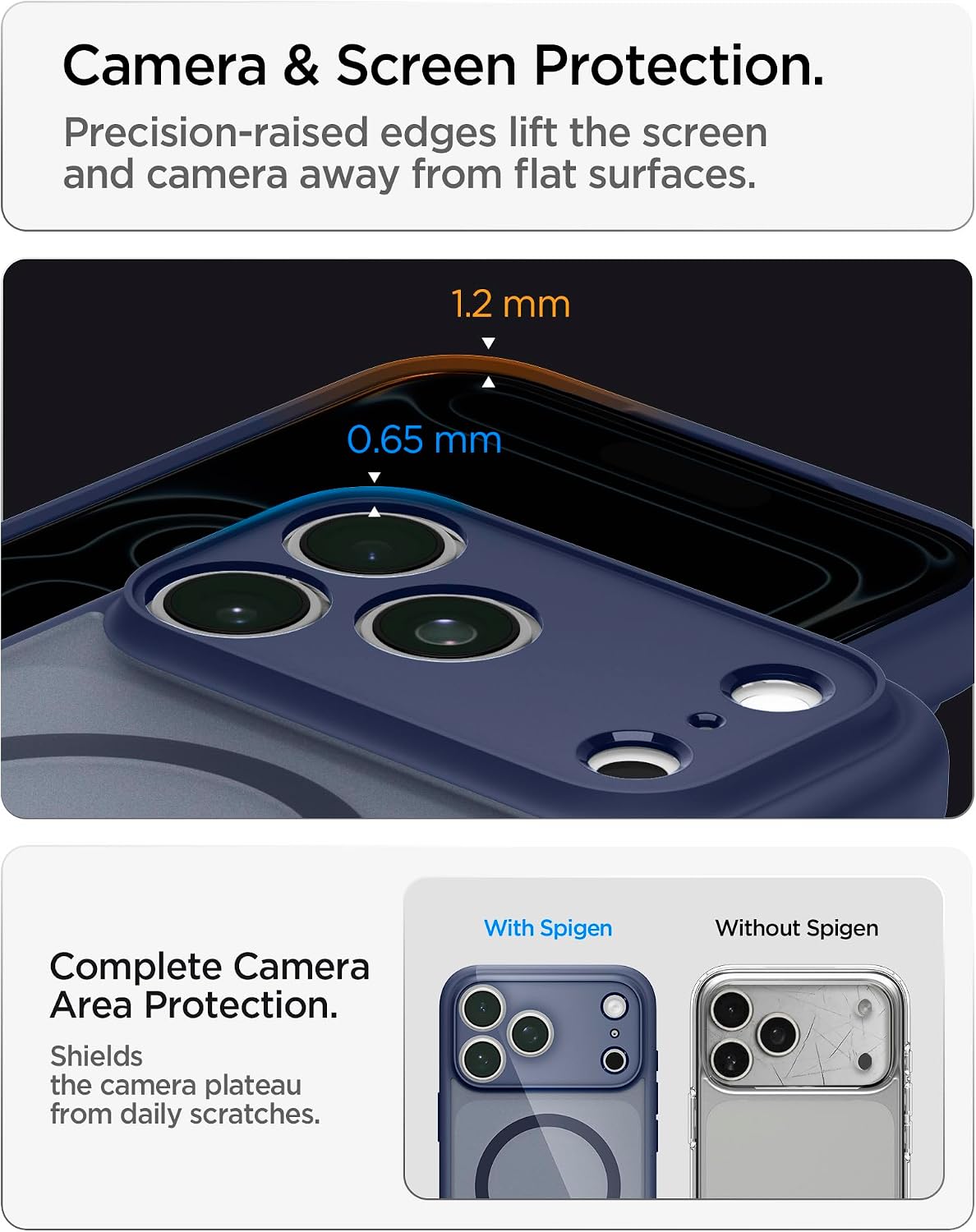 Θήκη Spigen Ultra Hybrid MagSafe Frost Deep Blue iPhone 18 Pro Max/17 Pro Max ΘΗΚΕΣ Spigen Θήκη Spigen Ultra Hybrid MagSafe Frost Deep Blue iPhone 18 Pro Max/17 Pro Max - Image 7