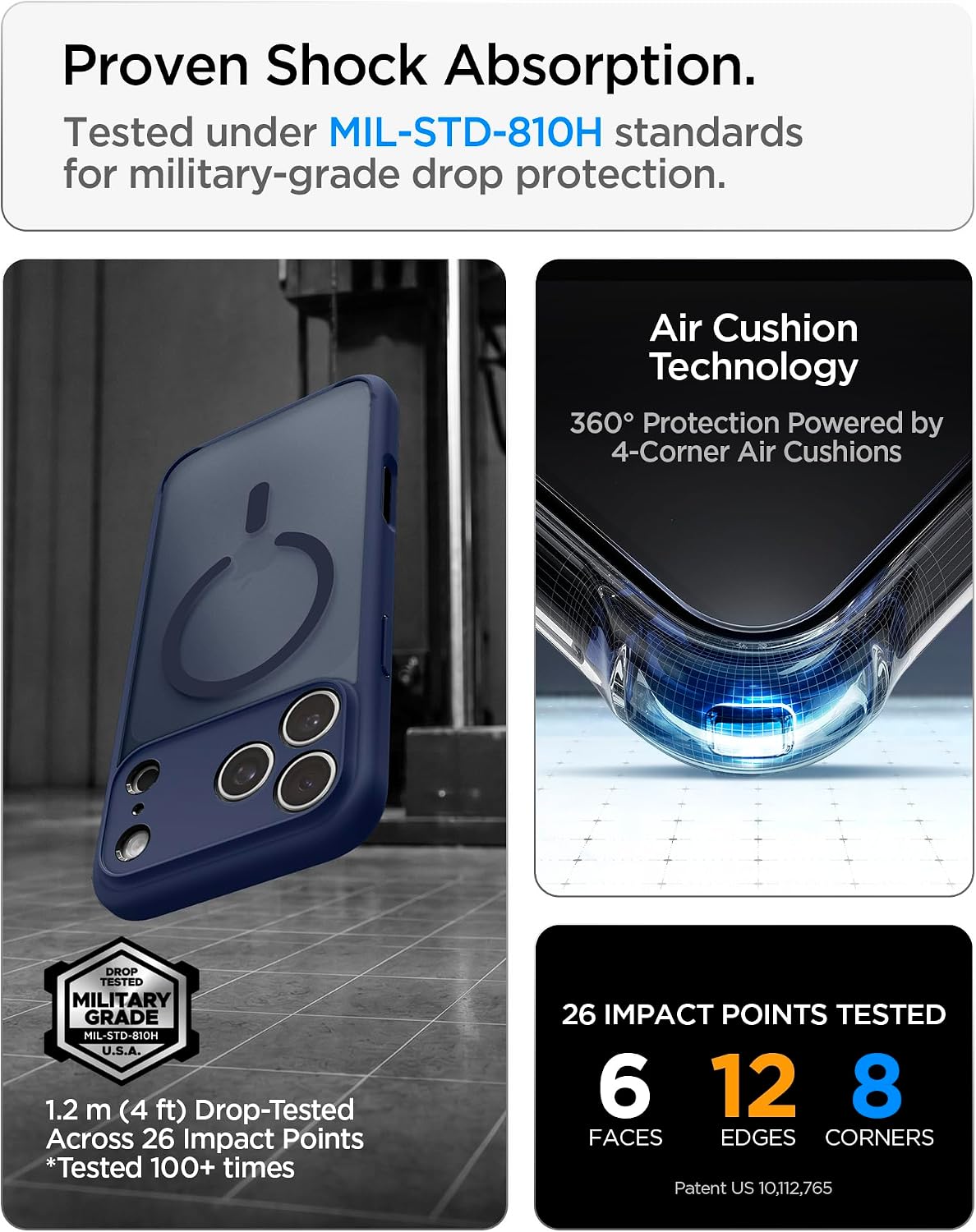 Θήκη Spigen Ultra Hybrid MagSafe Frost Deep Blue iPhone 18 Pro Max/17 Pro Max ΘΗΚΕΣ Spigen Θήκη Spigen Ultra Hybrid MagSafe Frost Deep Blue iPhone 18 Pro Max/17 Pro Max - Image 6