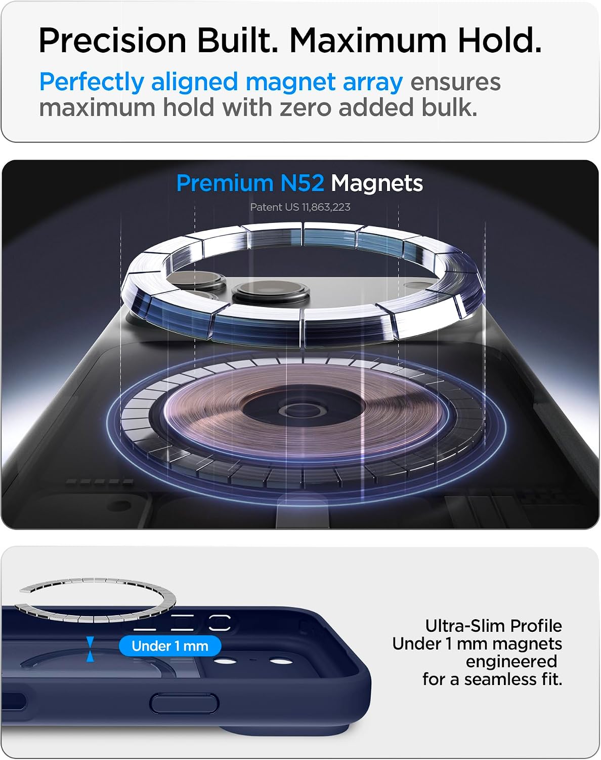 Θήκη Spigen Ultra Hybrid MagSafe Frost Deep Blue iPhone 18 Pro Max/17 Pro Max ΘΗΚΕΣ Spigen Θήκη Spigen Ultra Hybrid MagSafe Frost Deep Blue iPhone 18 Pro Max/17 Pro Max - Image 5