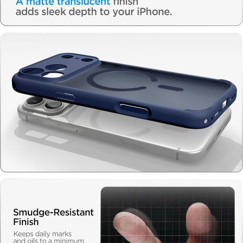 Alternative view of Θήκη Spigen Ultra Hybrid MagSafe Frost Deep Blue iPhone 18 Pro Max/17 Pro Max