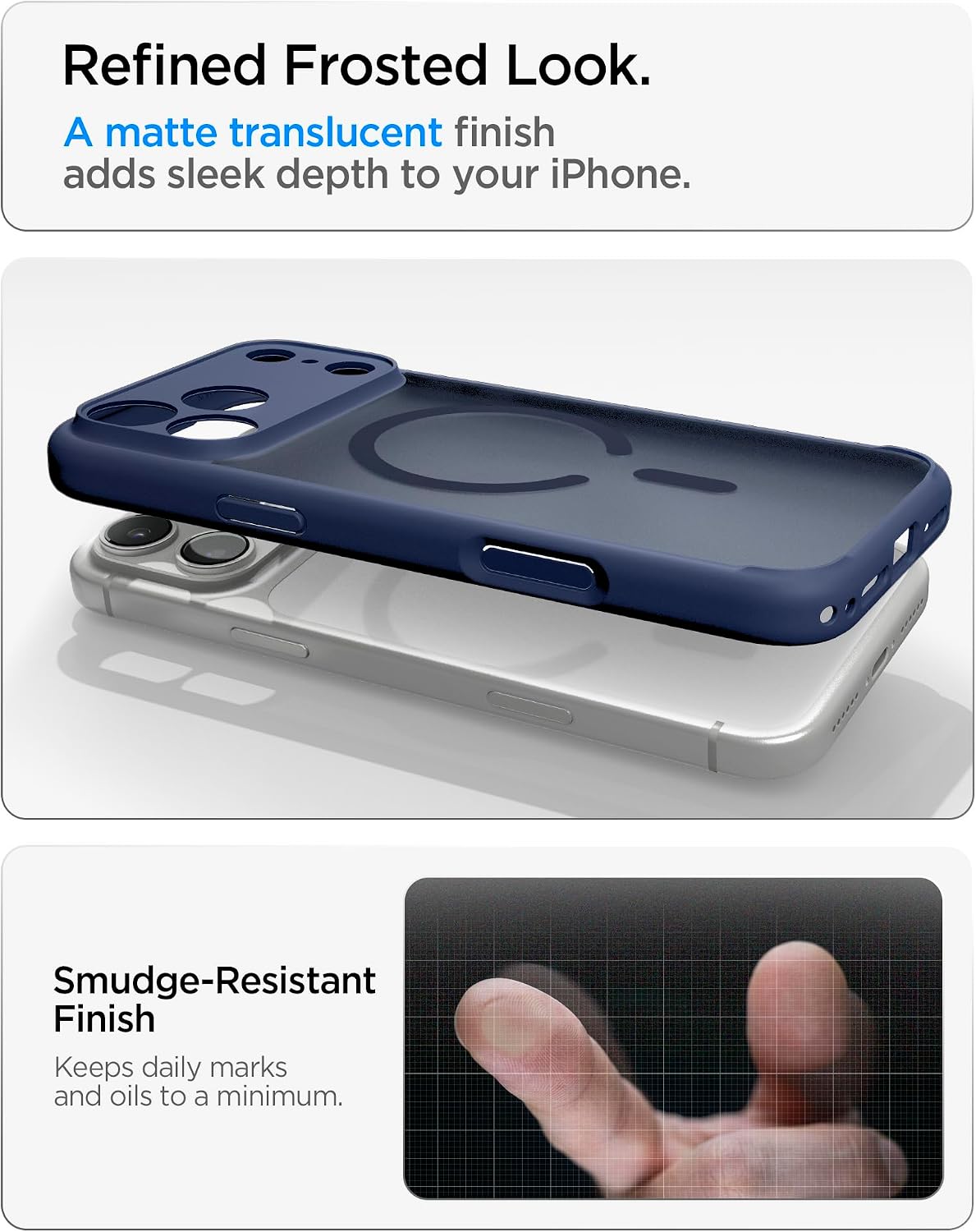 Θήκη Spigen Ultra Hybrid MagSafe Frost Deep Blue iPhone 18 Pro Max/17 Pro Max ΘΗΚΕΣ Spigen Θήκη Spigen Ultra Hybrid MagSafe Frost Deep Blue iPhone 18 Pro Max/17 Pro Max - Image 2