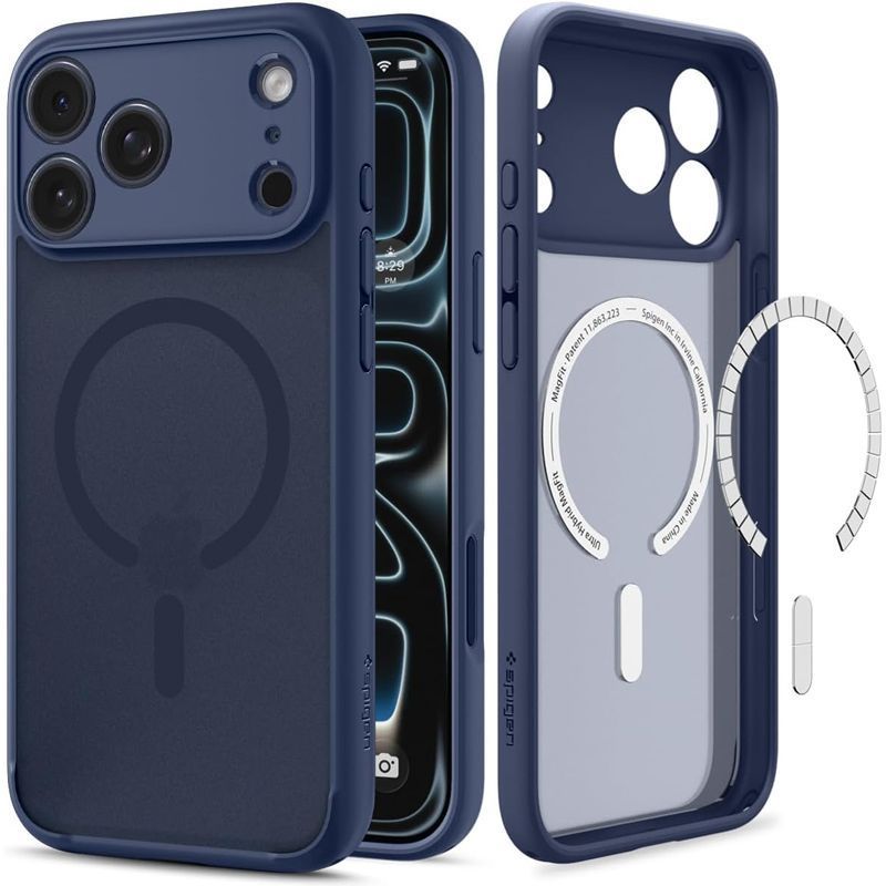 Θήκη Spigen Ultra Hybrid MagSafe Frost Deep Blue iPhone 18 Pro Max/17 Pro Max ΘΗΚΕΣ Spigen Θήκη Spigen Ultra Hybrid MagSafe Frost Deep Blue iPhone 18 Pro Max/17 Pro Max