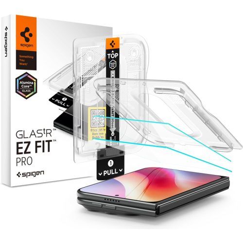 (2-Pack) Spigen GLAS.tR EZ Fit Pro Tempered Glass iPhone Duo ΠΡΟΣΤΑΣΙΑ ΟΘΟΝΗΣ Spigen (2-Pack) Spigen GLAS.tR EZ Fit Pro Tempered Glass iPhone Duo