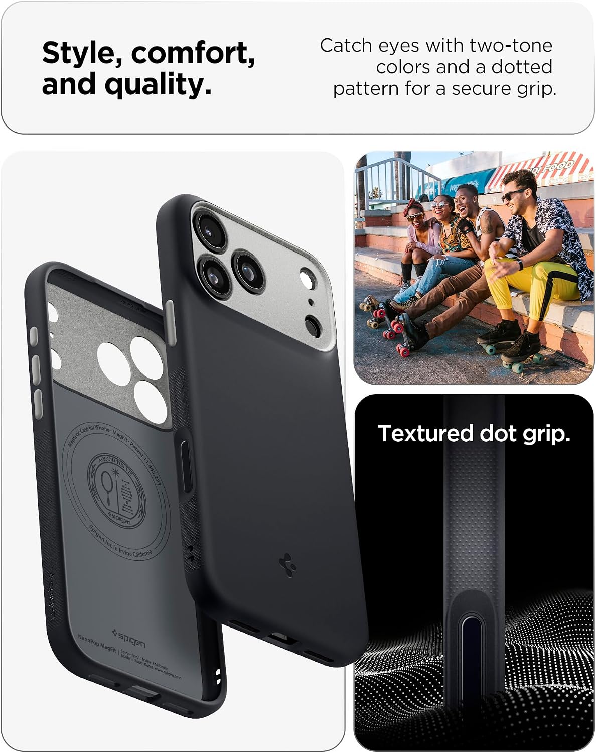 Θήκη Spigen Nano Pop MagSafe Black Sesame iPhone 18 Pro Max/17 Pro Max ΘΗΚΕΣ Spigen Θήκη Spigen Nano Pop MagSafe Black Sesame iPhone 18 Pro Max/17 Pro Max - Image 2