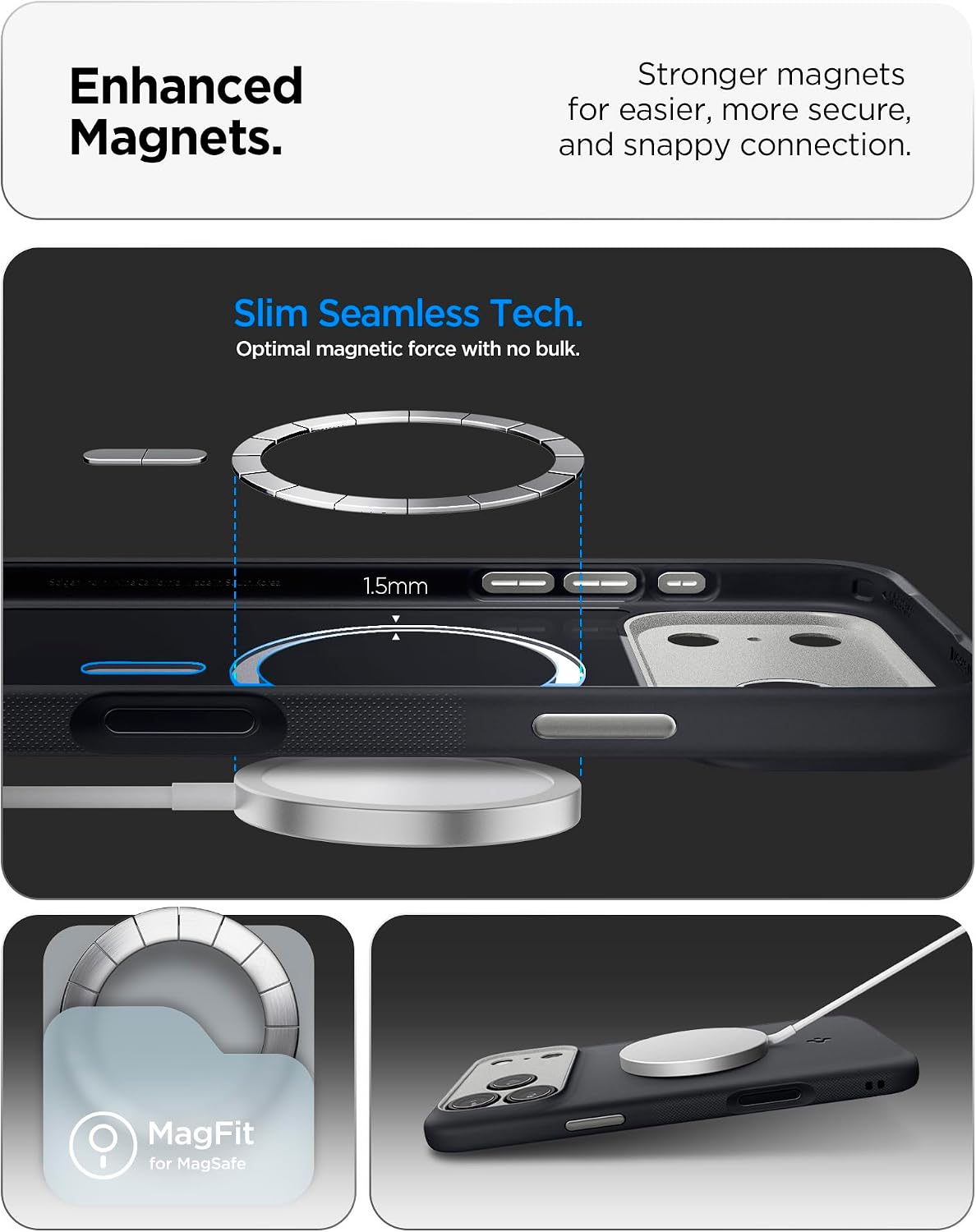 Θήκη Spigen Nano Pop MagSafe Black Sesame iPhone 18 Pro Max/17 Pro Max ΘΗΚΕΣ Spigen Θήκη Spigen Nano Pop MagSafe Black Sesame iPhone 18 Pro Max/17 Pro Max - Image 6