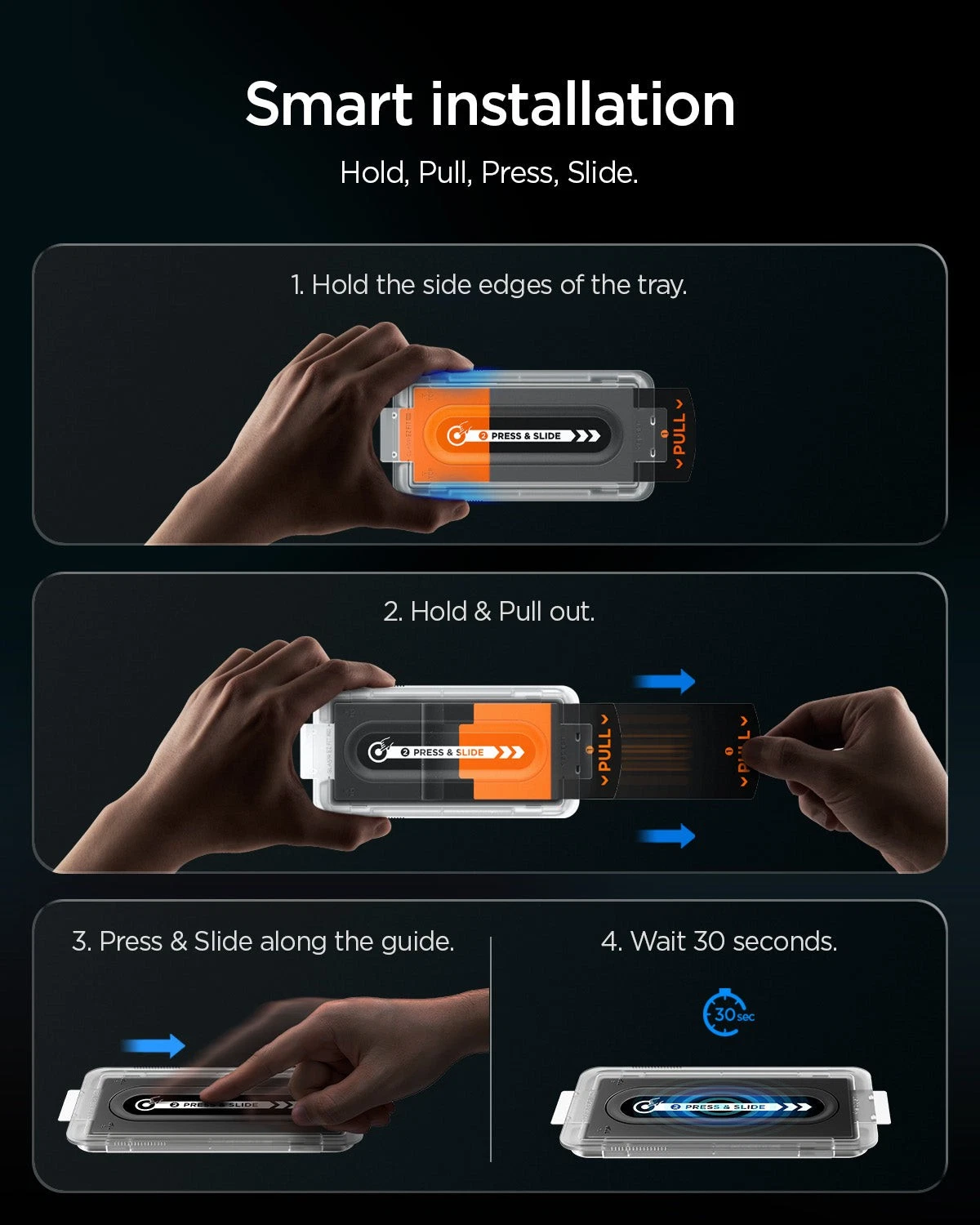 Spigen GLAS.tR EZ Fit Pro Privacy Tempered Glass Samsung Galaxy Z Fold 8 Ultra/Z Fold 7 ΠΡΟΣΤΑΣΙΑ ΟΘΟΝΗΣ Spigen Spigen GLAS.tR EZ Fit Pro Privacy Tempered Glass Samsung Galaxy Z Fold 8 Ultra/Z Fold 7 - Image 4