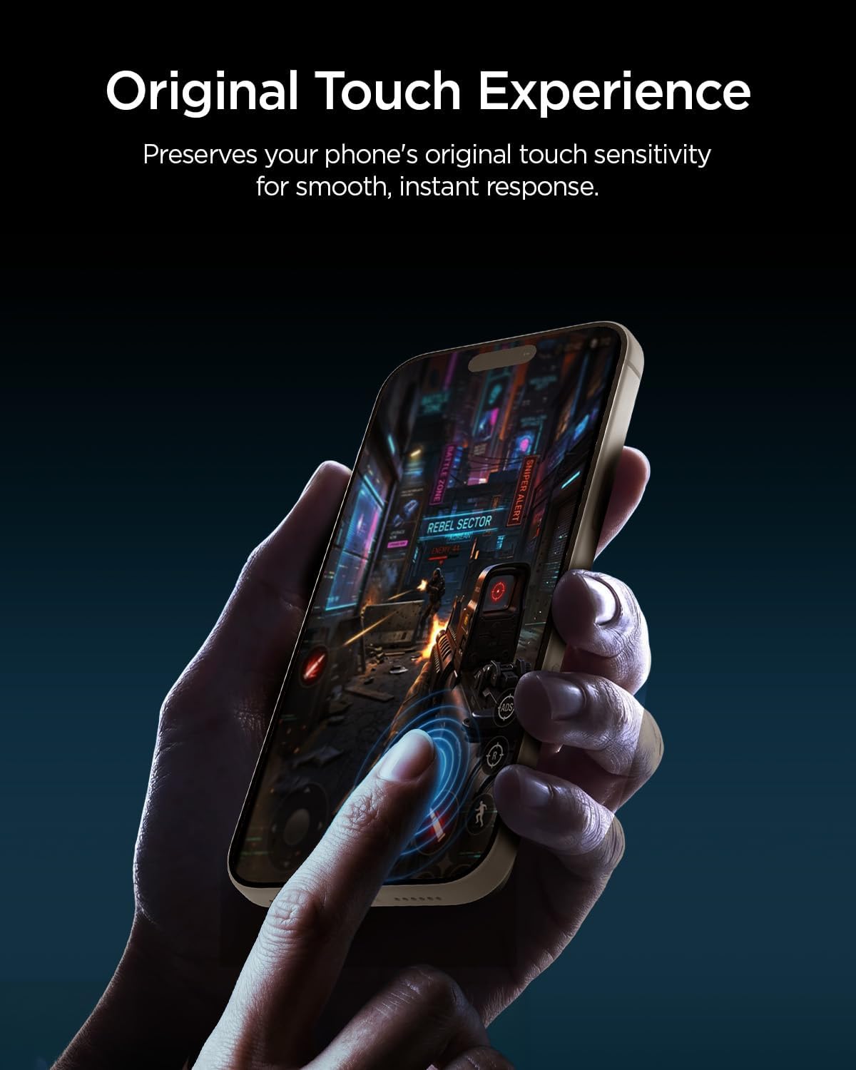 (2-Pack) Spigen GLAS.tR EZ Fit Pro Privacy Tempered Glass iPhone 18 Pro ΠΡΟΣΤΑΣΙΑ ΟΘΟΝΗΣ Spigen (2-Pack) Spigen GLAS.tR EZ Fit Pro Privacy Tempered Glass iPhone 18 Pro - Image 5