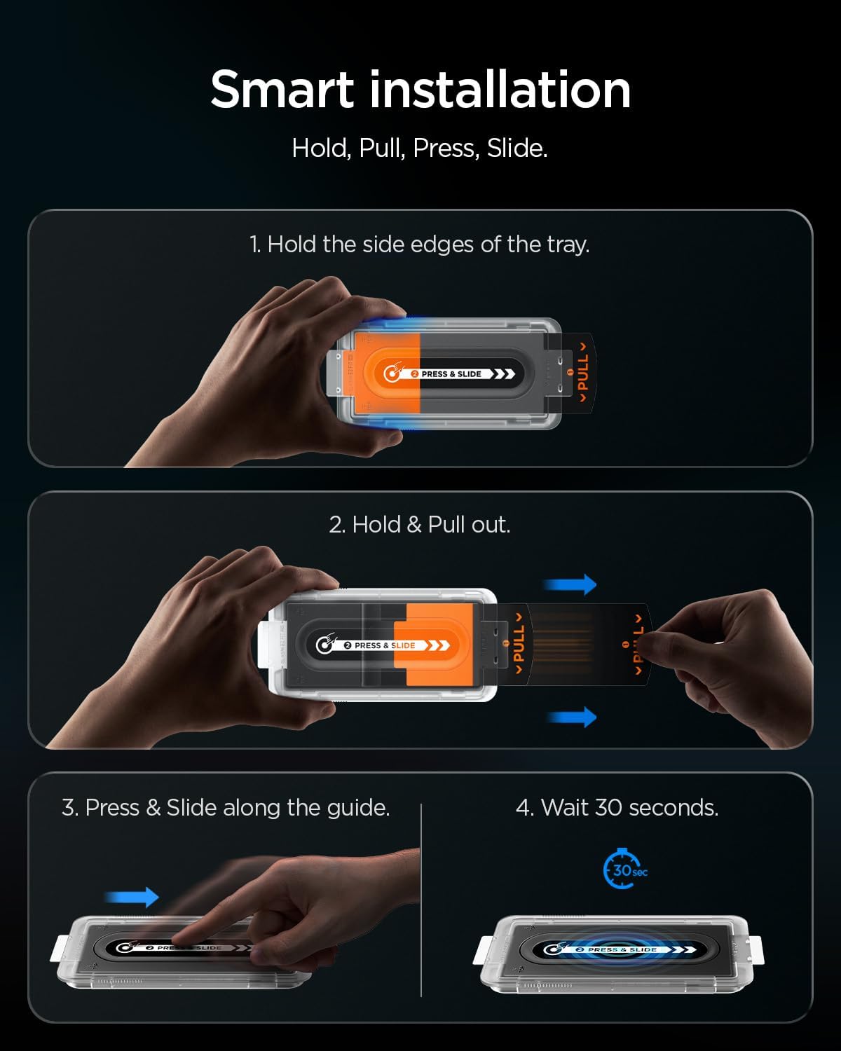 (2-Pack) Spigen GLAS.tR EZ Fit Pro Privacy Tempered Glass iPhone 18 Pro ΠΡΟΣΤΑΣΙΑ ΟΘΟΝΗΣ Spigen (2-Pack) Spigen GLAS.tR EZ Fit Pro Privacy Tempered Glass iPhone 18 Pro - Image 7